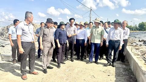 Vĩnh Long tháo gỡ vướng mắc nhóm dự án trọng điểm