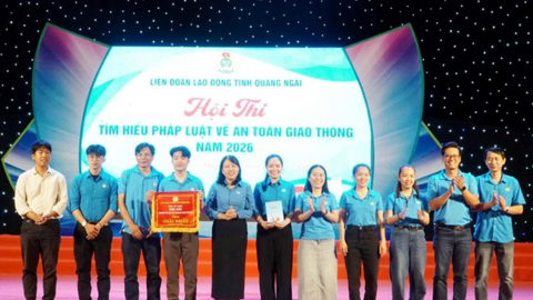 Quảng Ngãi đẩy mạnh tuyên truyền an toàn giao thông cho đoàn viên, người lao động