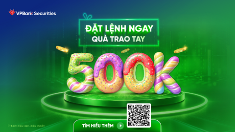 Sinh nhật 4 tuổi, VPBankS tung hàng loạt ưu đãi: Tặng tiền mặt, miễn lãi margin