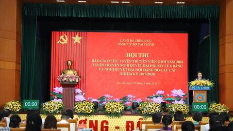 Đảng bộ Bộ Tài chính nâng cao chất lượng tuyên truyền qua Hội thi báo cáo viên giỏi