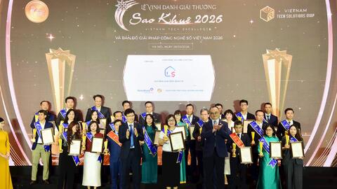 “Vay mua nhà trên kênh số” của VietinBank được vinh danh tại Sao Khuê 2026