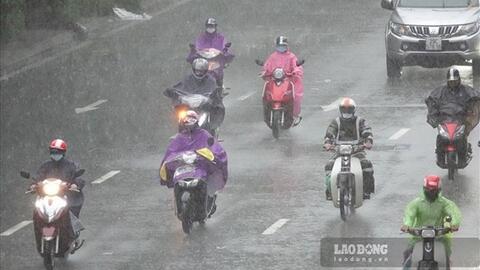 Cảnh báo 6 tỉnh có mưa to, nguy cơ thời tiết nguy hiểm 6 giờ tới