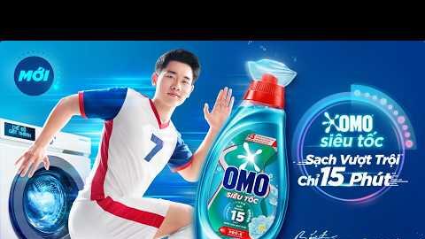 ĐÌNH BẮC BẢO CHỨNG TỐC ĐỘ: NƯỚC GIẶT OMO SIÊU TỐC MỚI - SẠCH VƯỢT TRỘI CHỈ 15 PHÚT!