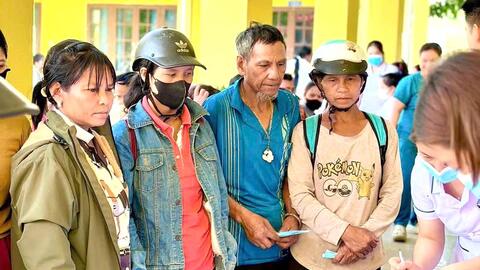 Công đoàn phường An Hải, Đà Nẵng tổ chức chương trình an sinh xã hội tại xã Trà Linh