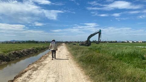 Dự án đường 55 tỉ đồng tại Nghệ An thi công cầm chừng, nhà thầu nói bị đội vốn 30 tỉ