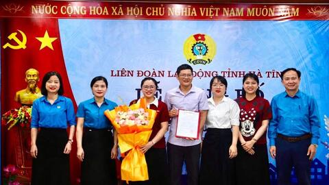 Hà Tĩnh đẩy mạnh phát triển đoàn viên công đoàn