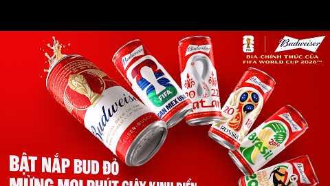 BUDWEISER | SƯU TẬP TRỌN BỘ 6 PHIÊN BẢN FIFA WORLD CUP