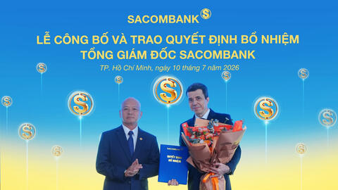 SACOMBANK bổ nhiệm ông Loic Faussier giữ chức Tổng Giám đốc