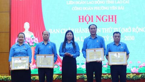 Hơn 4.100 lượt đoàn viên phường Yên Bái được chăm lo trong 6 tháng đầu năm