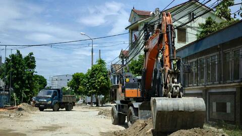 Cải tạo tuyến đường xuống cấp nghiêm trọng ở đô thị Vinh