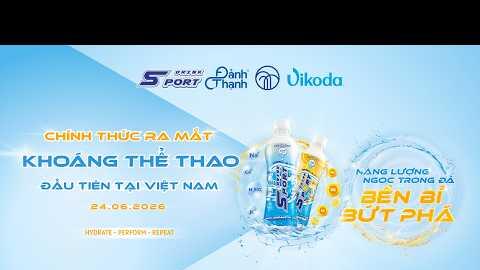ĐẢNH THẠNH SPORT DRINK | Khoáng thể thao đầu tiên tại Việt Nam -CHÍNH THỨC RA MẮT