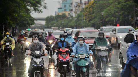 Cảnh báo 5 tỉnh có mưa to, nguy cơ thời tiết nguy hiểm 6 giờ tới