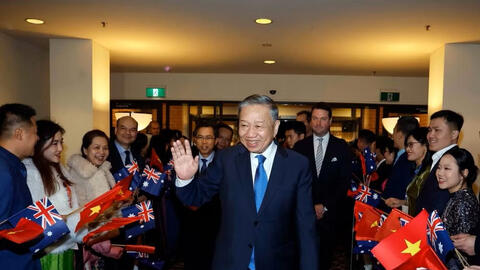 Tổng Bí thư, Chủ tịch nước Tô Lâm đến thủ đô Canberra, tiếp tục chuyến thăm Australia