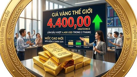 Giá vàng hôm nay: Chung nhịp, trong nước và thế giới cùng đảo chiều tăng mạnh