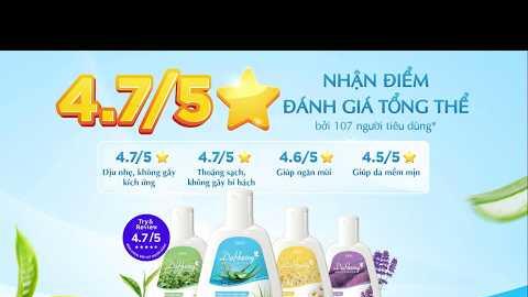 Khám phá ngay 4 dòng Dạ Hương Phiên bản mới được người tiêu dùng bình chọn 4.7/5 sao