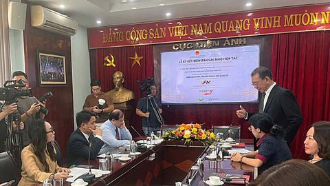 Lễ ký kết hợp tác trước thềm Liên hoan phim quốc tế Hà Nội 2026