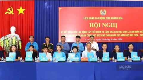 10 doanh nghiệp thủy sản ở Khánh Hòa ký thỏa ước, thêm quyền lợi cho người lao động