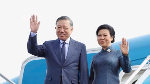 Tổng Bí thư, Chủ tịch nước Tô Lâm cùng Phu nhân lên đường thăm cấp Nhà nước tới Nga