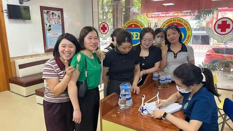 Hơn 300 người lao động xã Lập Thạch được khám sức khỏe miễn phí