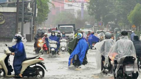 Dự báo khu vực mưa to kéo dài những ngày tới, cảnh báo diễn biến phức tạp