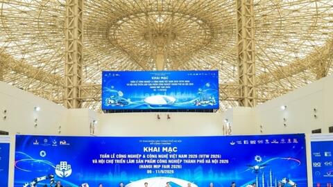 Hơn 2.000 gian hàng hội tụ tại Tuần lễ Công nghiệp và Công nghệ