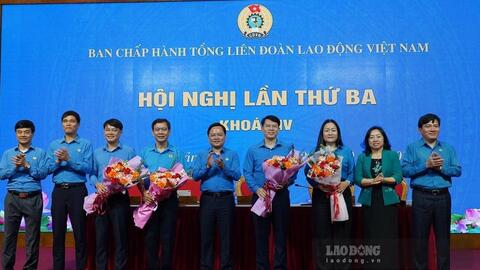 Bầu bổ sung các ủy viên Ban Chấp hành và Ban Thường vụ Tổng LĐLĐVN khóa XIV