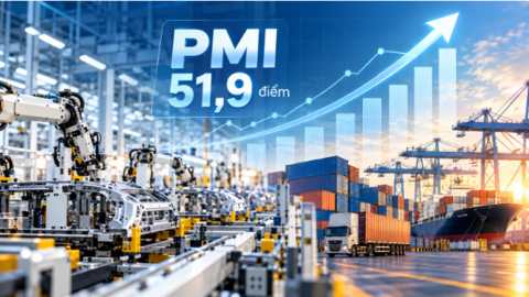 Chỉ số PMI đạt 51,9 điểm, ngành sản xuất Việt Nam tiếp tục được cải thiện