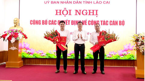 Lào Cai bổ nhiệm 2 Phó Giám đốc Trung tâm Xúc tiến Đầu tư, Thương mại và Du lịch