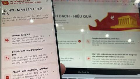 Đảng viên sinh hoạt hai chiều được lấy ý kiến thống nhất trên môi trường điện tử