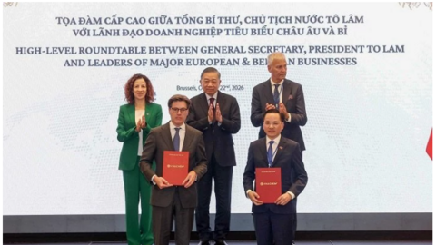 Vinachem và Air Liquide trao Biên bản ghi nhớ hợp tác tăng cường kết nối hợp tác quốc tế về công nghệ