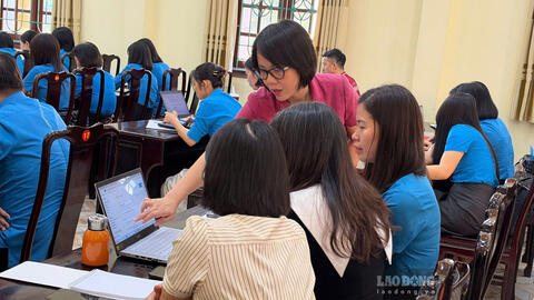 Cán bộ Công đoàn Lào Cai học cách làm truyền thông thời AI