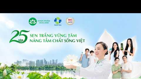 DƯỢC PHẨM HOA LINH 25 NĂM - SEN TRẮNG VỮNG TÂM - NÂNG TẦM CHẤT SỐNG VIỆT 45S