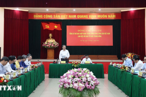 Tổng Bí thư Tô Lâm: Khẩn trương tham mưu hoàn thiện tổ chức, bộ máy mới của hệ thống chính trị