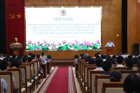 Triển khai thống nhất quy định về phân quyền, kiểm tra, kiểm toán nội ngành Tài chính