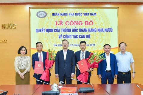 Thanh tra Ngân hàng Nhà nước có thêm 2 lãnh đạo mới