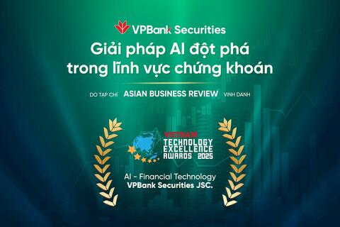 VPBankS được vinh danh tại Asian Technology Excellence Awards 2025