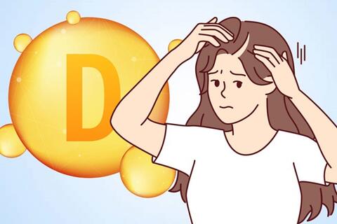 Nồng độ vitamin D thấp có thể gây rụng tóc