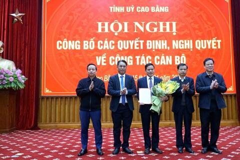 Ban Bí thư chuẩn y Chủ nhiệm Ủy ban Kiểm tra Tỉnh ủy Cao Bằng