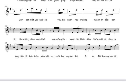 “Tôi thương mẹ tôi”… lời ca về tình mẹ bất tận lay động lòng người