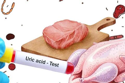 Thịt gà hay thịt bò làm tăng axit uric nhiều hơn