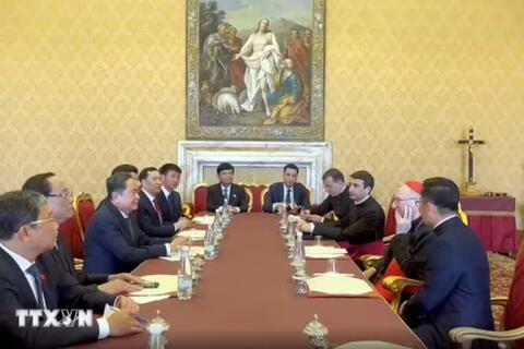 Việt Nam - Tòa Thánh Vatican hướng tới nâng tầm quan hệ