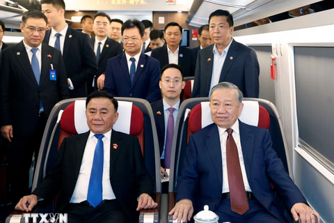 Tổng Bí thư, Chủ tịch nước Tô Lâm tới thăm Nam Ninh (Trung Quốc)