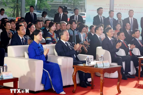 Tổng Bí thư, Chủ tịch nước Tô Lâm dự Lễ khởi động Liên hoan nhân dân biên giới Việt - Trung 2026