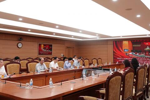 Quán triệt nghị quyết mới, nâng tầm công tác kiểm tra, giám sát trong toàn ngành Kiểm tra Đảng