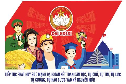 Hơn 1.300 đại biểu sẽ tham dự Đại hội đại biểu toàn quốc MTTQ Việt Nam lần thứ XI, nhiệm kỳ 2026-2031