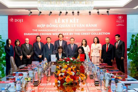 Tập đoàn DOJI tiên phong đưa thương hiệu The Crest Collection đến Việt Nam