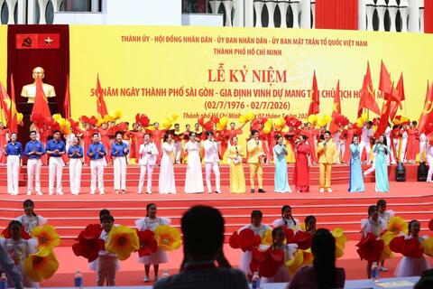 Tổng duyệt Lễ kỷ niệm 50 năm thành phố Sài Gòn - Gia Định mang tên Bác