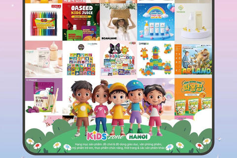 KIDS Zone – trải nghiệm sôi động, thú vị dành cho trẻ em tại Triển lãm Thương hiệu và Giải trí Hàn Quốc 2026