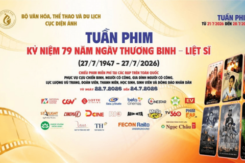 Tuần phim kỷ niệm 79 năm Ngày Thương binh - Liệt sĩ