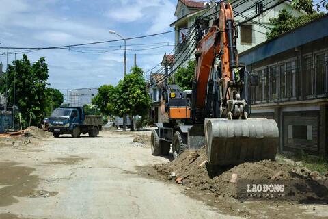 Cải tạo tuyến đường xuống cấp nghiêm trọng ở đô thị Vinh